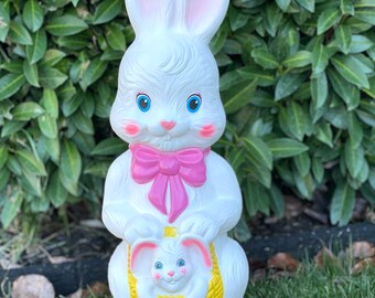 Easter bunny blow mold- vintage Empire blowmold