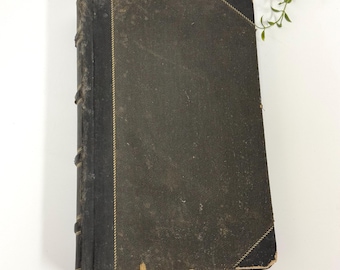 Vintage business ledger ephemera book for decor or collector long skinny book