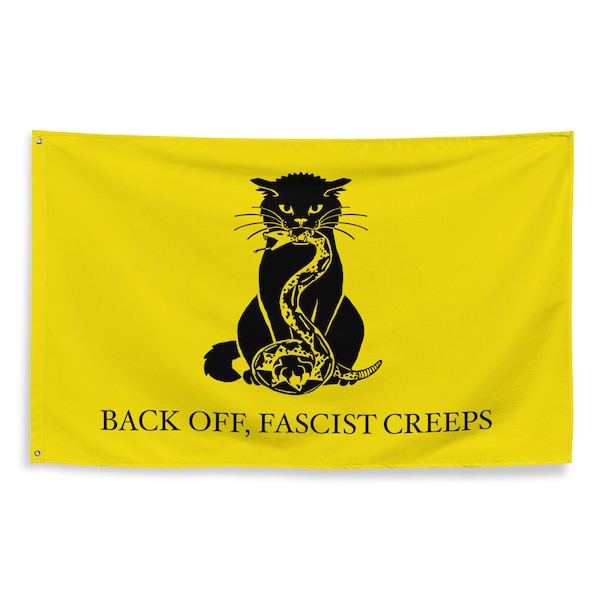 Catsden Flag - Gadsden Don't Tread On Me Flag Parody