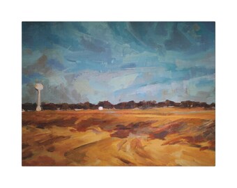 Hometown, MO : Printed Canvas, Stretched, 0.75"