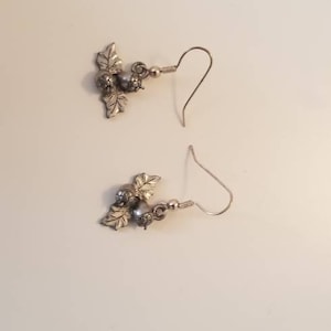 Christmas Holly Charm Earrings
