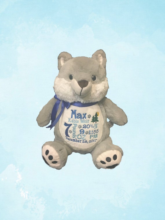 etsy personalized stuffed animal