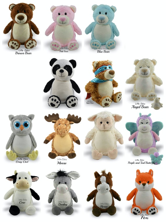 baby announcement stuffed animal