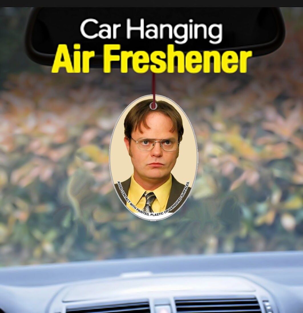 The Office Official Dwight Schrute Promo Car Air Freshener Etsy