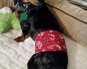 Belly Wraps for Male Dogs - Pet Diaper - Machine Washable- Band for Incontinence  -30 designs