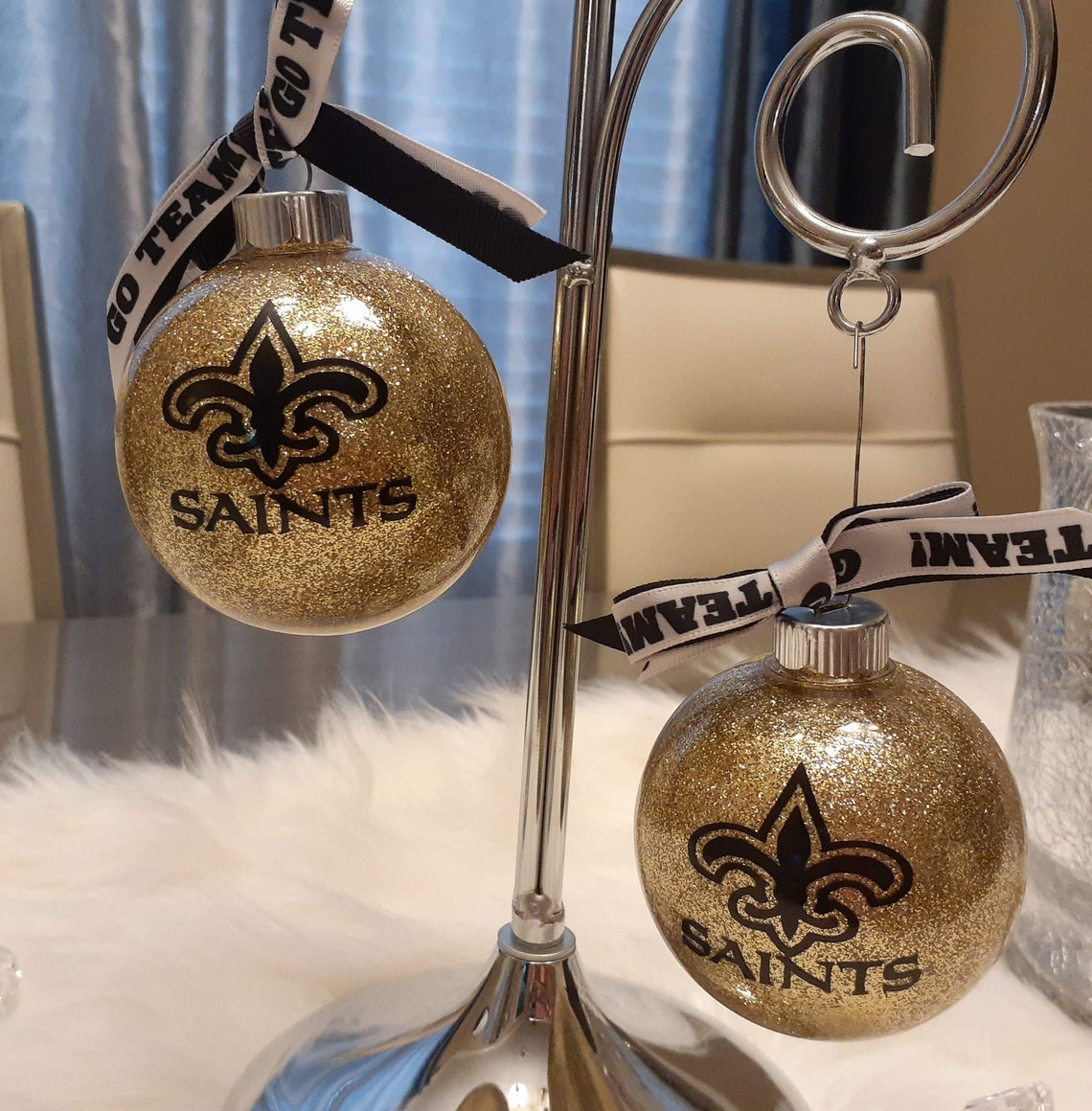 New Orleans Saints Christmas Ornaments. Etsy