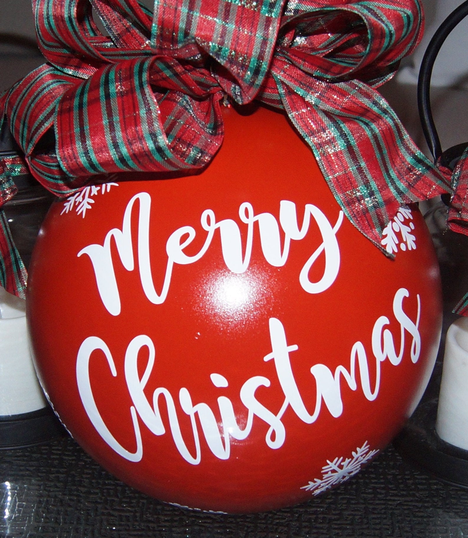 Extra Large Christmas Ornament Outdoor Christmas Ornament Etsy