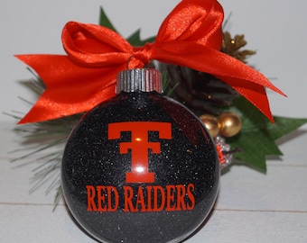 2022 Texas Tech Christmas Ornament Texas Tech Ornaments | Etsy