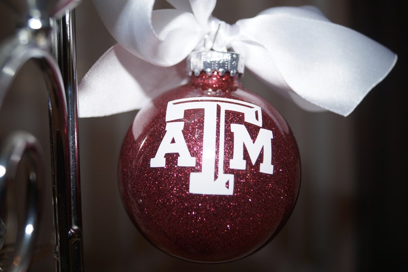 Texas A&M Christmas Ornament. Etsy