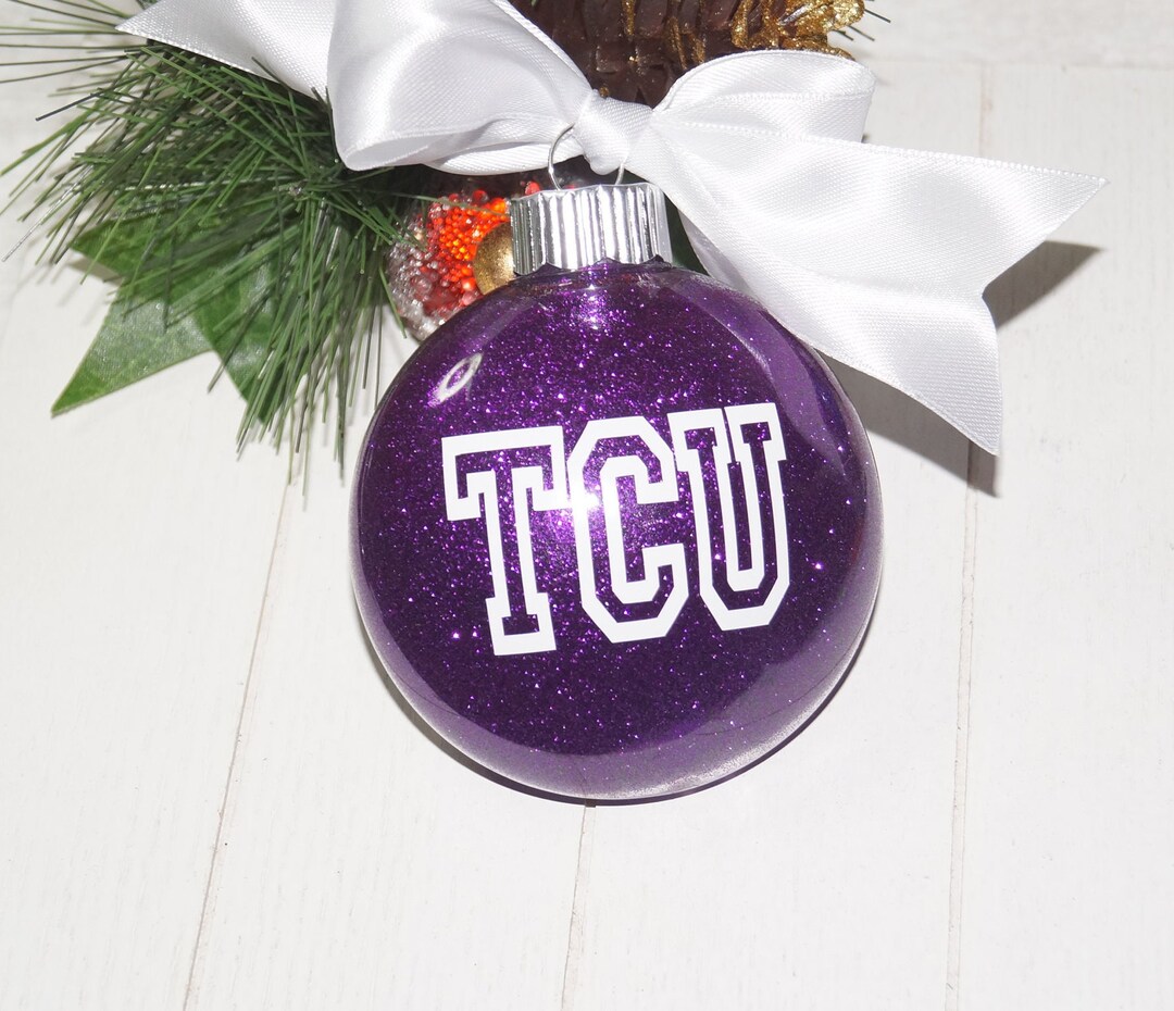 Tcu Christmas Ornaments 