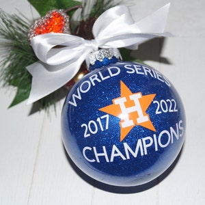 World Series Champions | Astros Christmas Ornaments | WS 2017 & 2022.