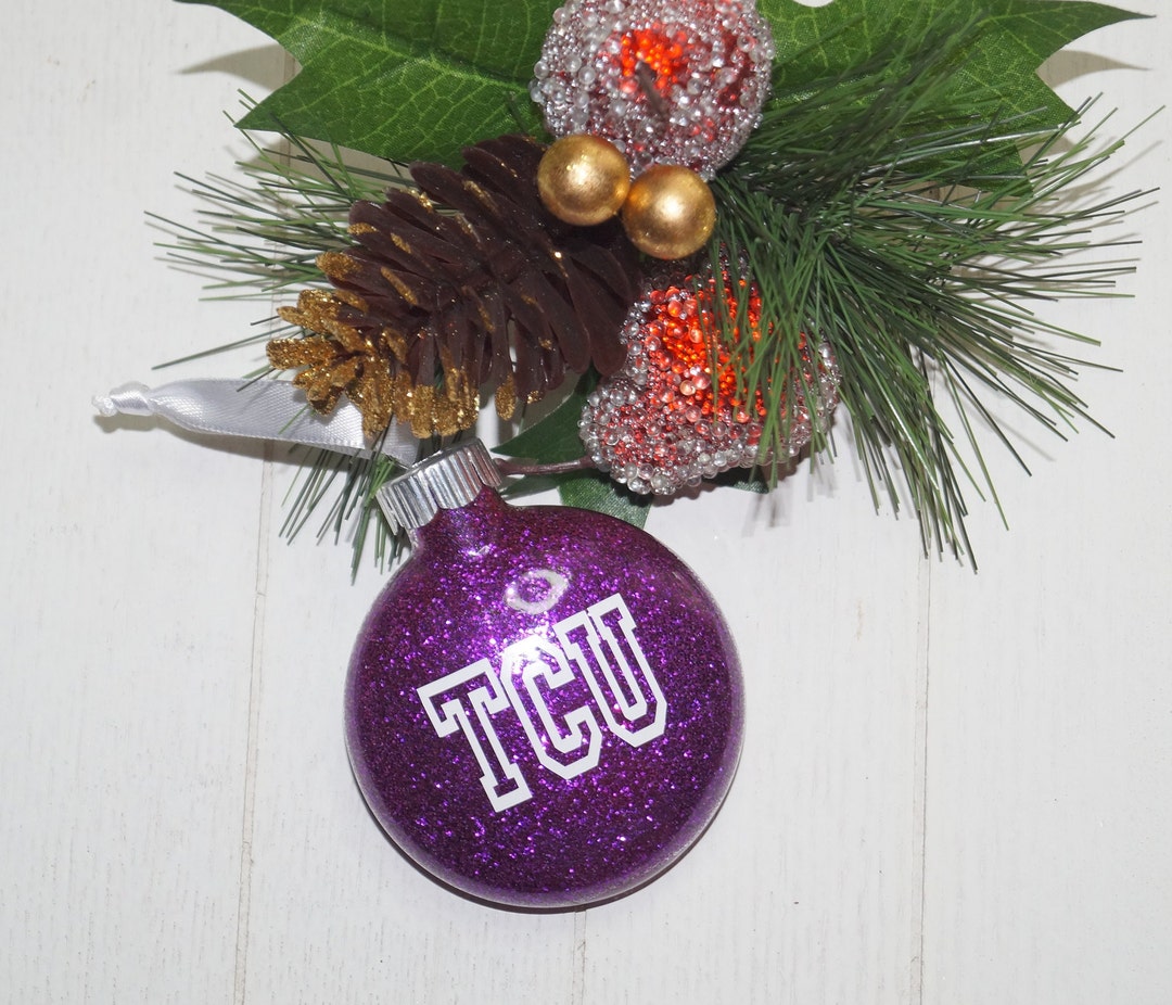 Tcu Christmas Ornaments 