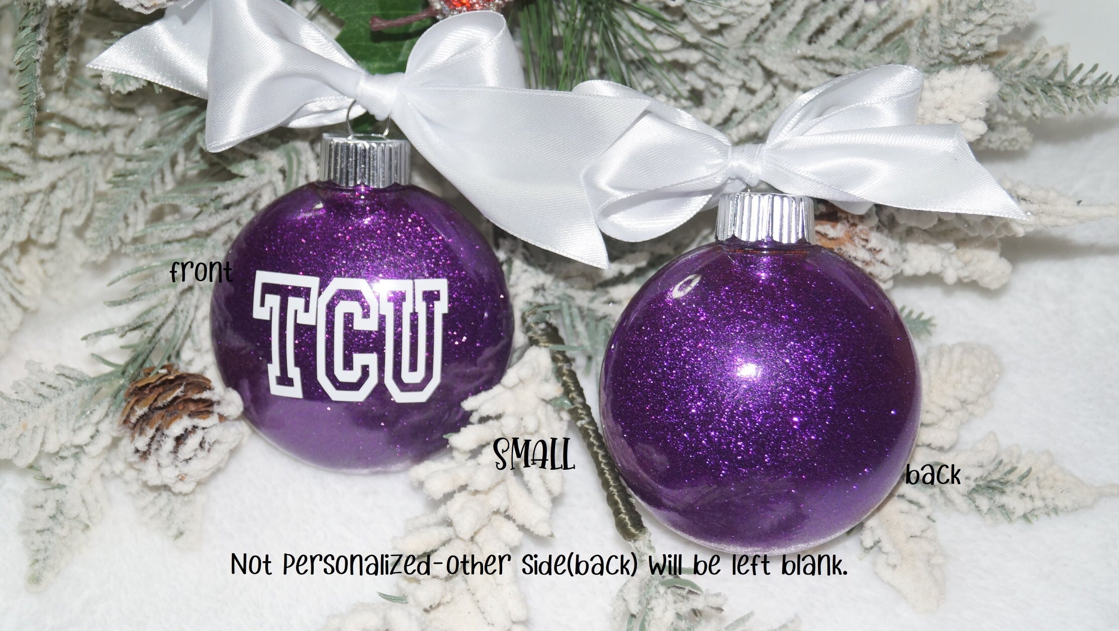 Tcu Christmas Ornaments 