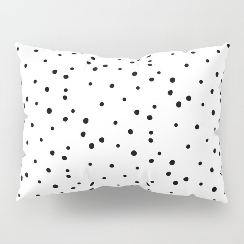 Duvet Cover Or Comforter Dalmatian Polka Dots White And Etsy
