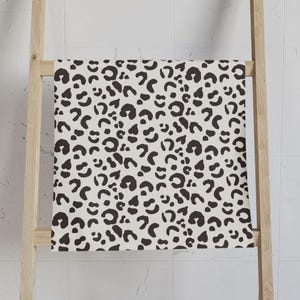 Hand Towel, Leopard Print, Chocolate Cream, Safari Bathroom Decor, Animal Print Towels, Cheetah Print, Kitchen Towel, Tea Towel, Dish Towel