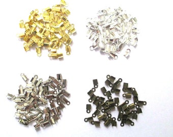 Metal cord ends 6x3mm, Finishing ends, Metal ends