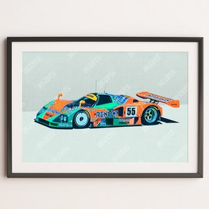 Mazda 787B Group C 1991 Le Mans Winner - Physical Print