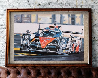 LMP1 Toyota TS050 Abstrait - Impression artistique