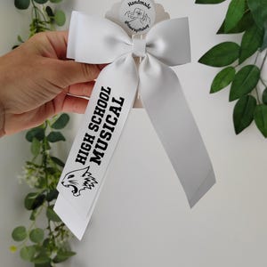 Wildcat Inspired Hair Bow Musical Theatre Accessory Drama Club Ribbon Stage Performance Dance Competition Hair Clip Theatre Fan Gift