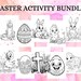 Easter Kids Activity Bundle Printable Sheets Pages for Children Party ...