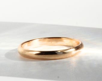 Gold Band Ring, Simple Band Ring, Engagement Ring, Thick Band Ring, Gold Ring, Simple Gold Ring, Gold Filled Ring, Affordable Wedding Band