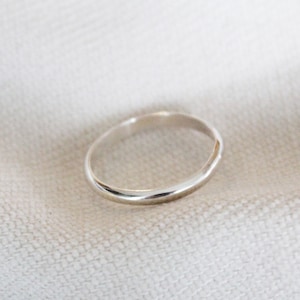 Silver Band Ring - Silver Stacking Ring - Simple Silver Ring - Thick Band Ring - Silver Ring - Simple Silver Ring - Sterling Silver Ring