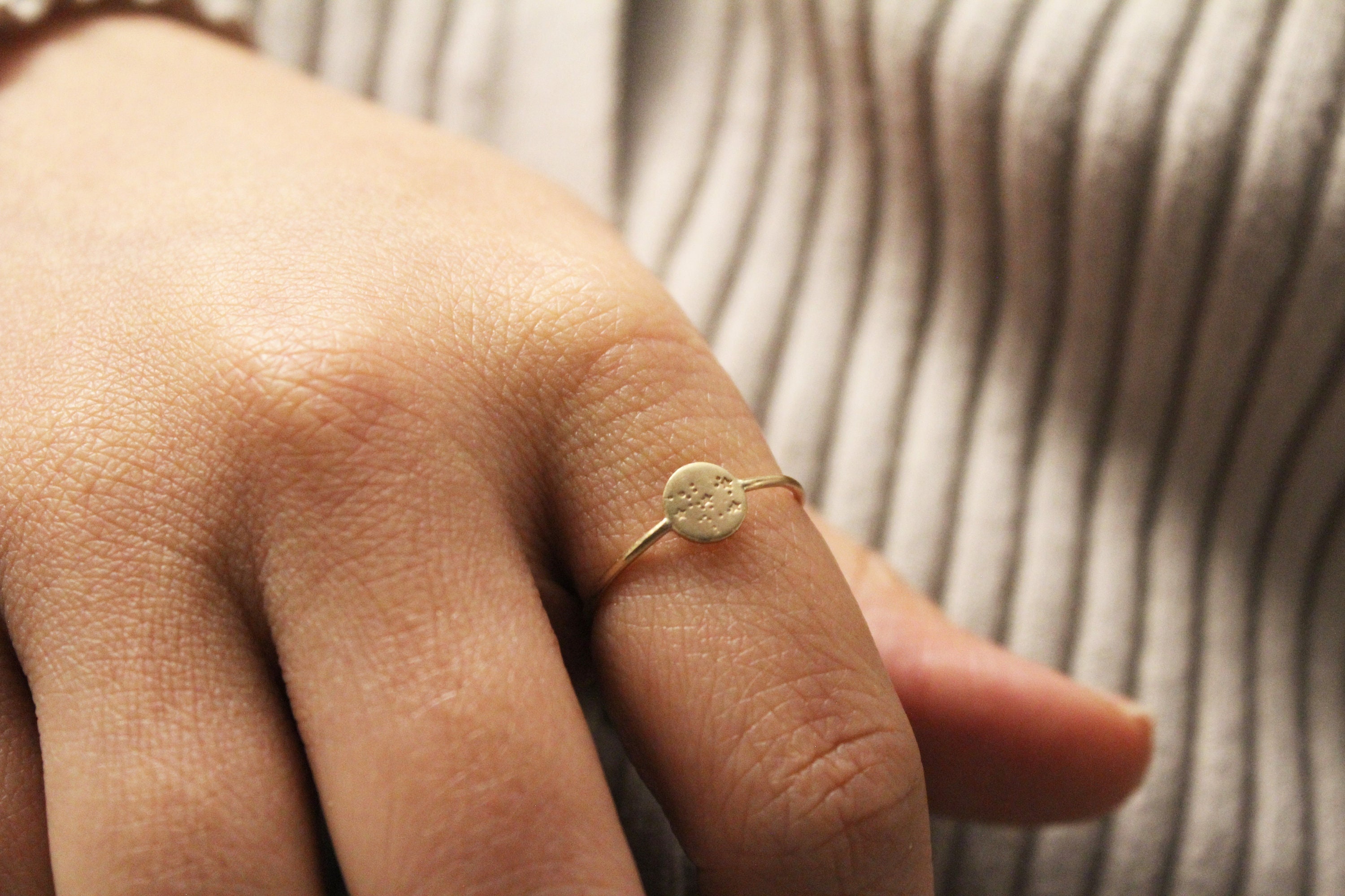 Kleine Dierenriem Ring Sterrenbeeld Sieraden Ringen Midiringen Dierenriem Sieraden Aangepaste Ring Zilver Sierlijke Dierenriem Ring Gepersonaliseerde Ring Astrologie Ring 