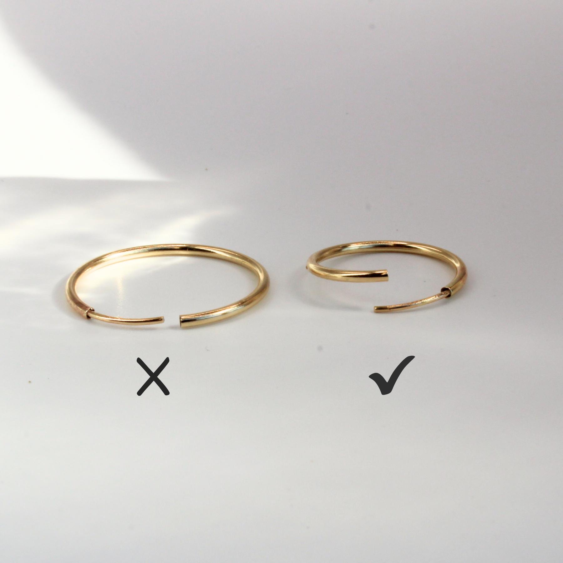 Orecchini A Cerchio In Oro - Italia - Foto 7