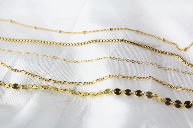 Gold Layering Bracelet Gold Beaded Bracelet Gold Filled Etsy