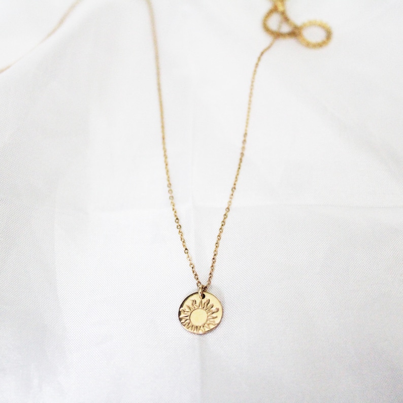 Sun Pendant Necklace 14k Gold Filled Celestial Jewelry - Sun Pendant Necklace Gold Sun Pendant Necklace 14k Gold Filled Celestial Jewelry - Sun Pendant Necklace Gold