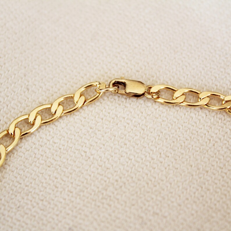 Gold Filled Curb Chain Necklace Curb Chain Necklace Thick Etsy Canada