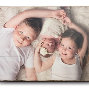 Photo on Wood Pallet with Personalized Picture for Mothers Day Gift from Husband for Wife, Anniversary Gifts For Husband, Gifts for Mom