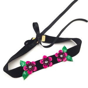 Collana Choker Donna In Velluto - Set 4 Pezzi Nero E Marrone, Girocollo Elegante Per Ogni Occasione - Foto 11