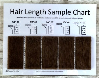 Dog Grooming Hair Length Chart