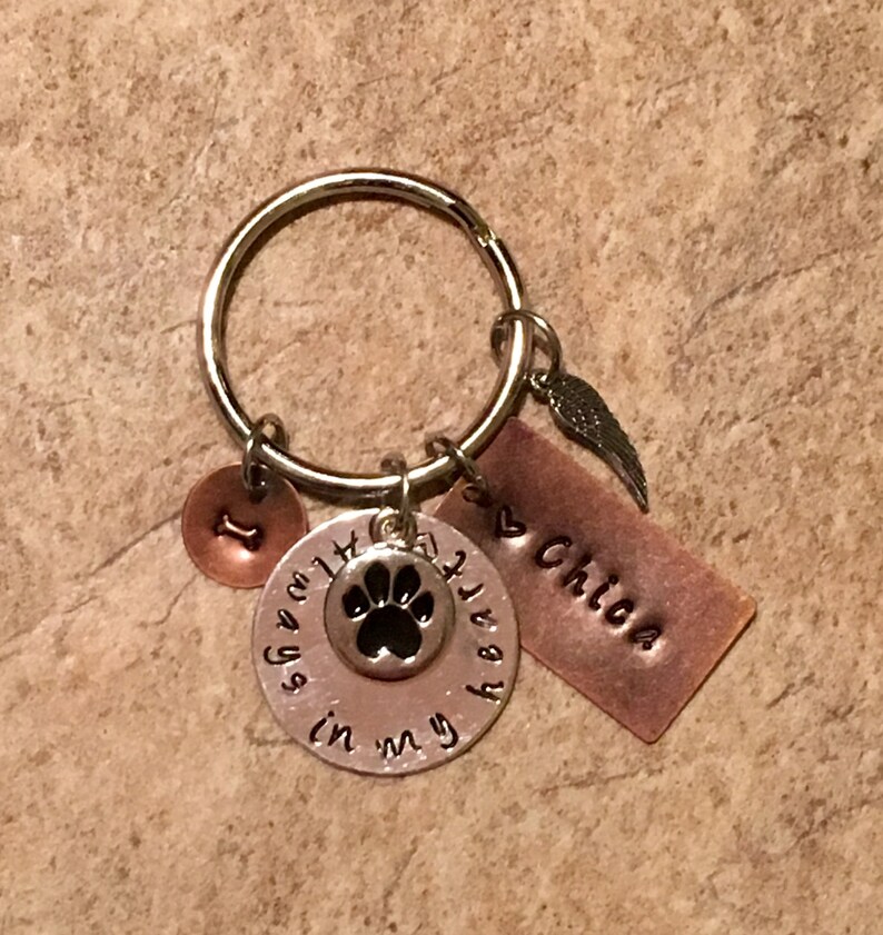 Custom Pet Remembrance Key Chain