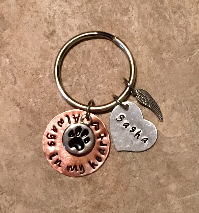 Custom Pet Remembrance Key Chain