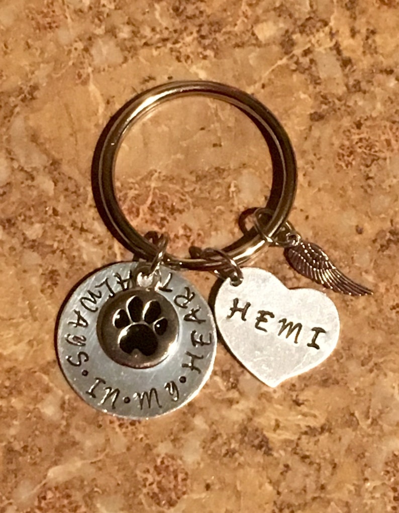 Custom Pet Remembrance Key Chain