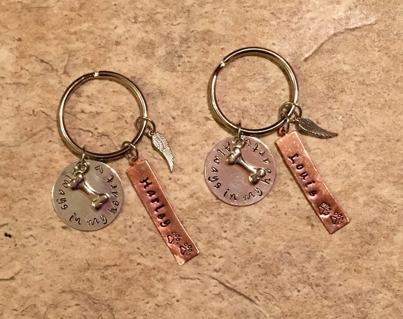 Custom Pet Remembrance Key Chain
