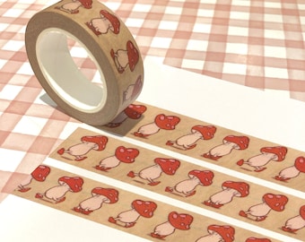 Walking Mushroom Washi Tape
