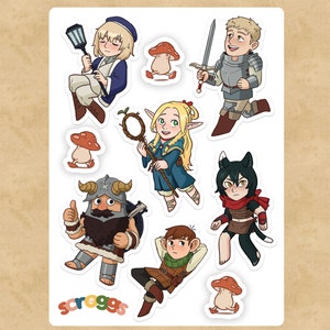 Dungeon Meshi Sticker Set