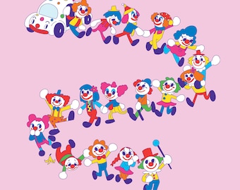 Clown Car Mini Print