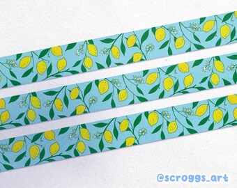 Lemon Washi Tape
