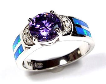 Details about Tanzanite & Blue Fire Opal Inlay Solid 925 Sterling Silver Ring Size 6,7,8,9 Details about Tanzanite & Blue Fire Opal Inlay Solid 925 Sterling Silver Ring Size 6,7,8,9