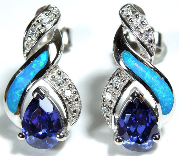 Tanzanite earrings etsy deals