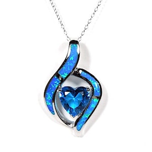 【just LoveR.】23SS★ Aqua Blue Love Necklace s-l1200.jpg