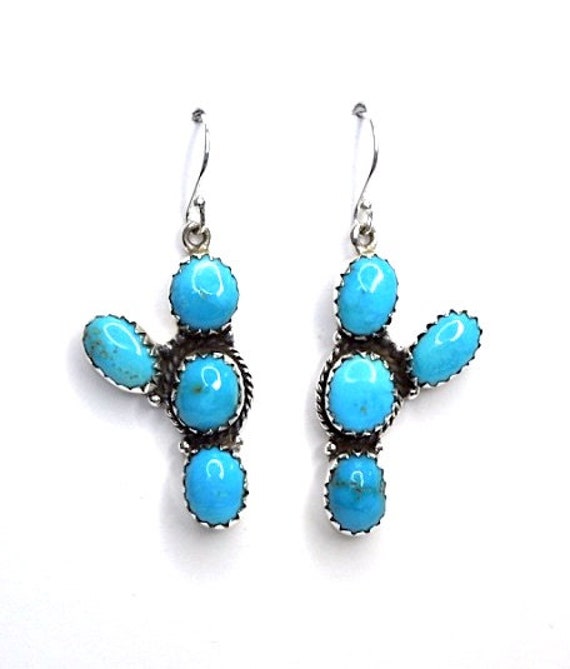 Teardrop Sleeping Beauty Earrings