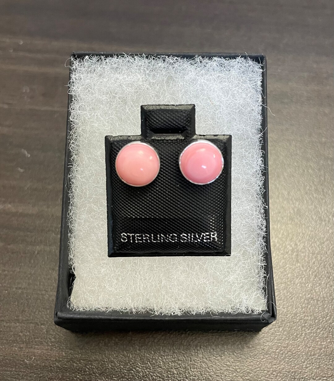Pink Conch and Sterling Quad Drop Earrings main image 0