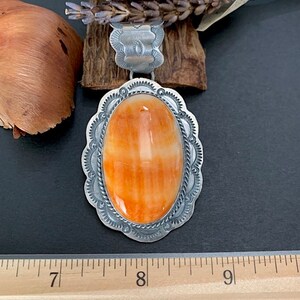Spiny Oyster Sterling Silver Pendant Necklace