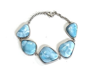 【廃盤】シルバー925 ブルートパーズ ブレスレット　ターコイズ 廃盤】シルバー925 ブルートパーズ ブレスレット ターコイズ