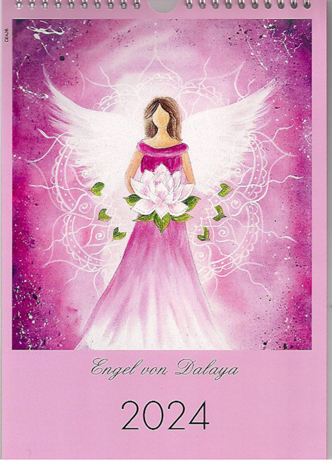 Angel Calendar 2025 Wall Calendar 21 X 30 Cm Etsy